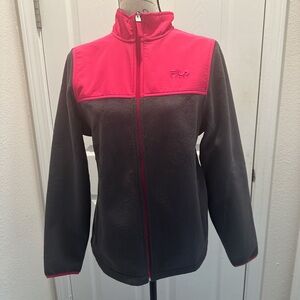 Fila Hot Pink and Charcoal Jacket